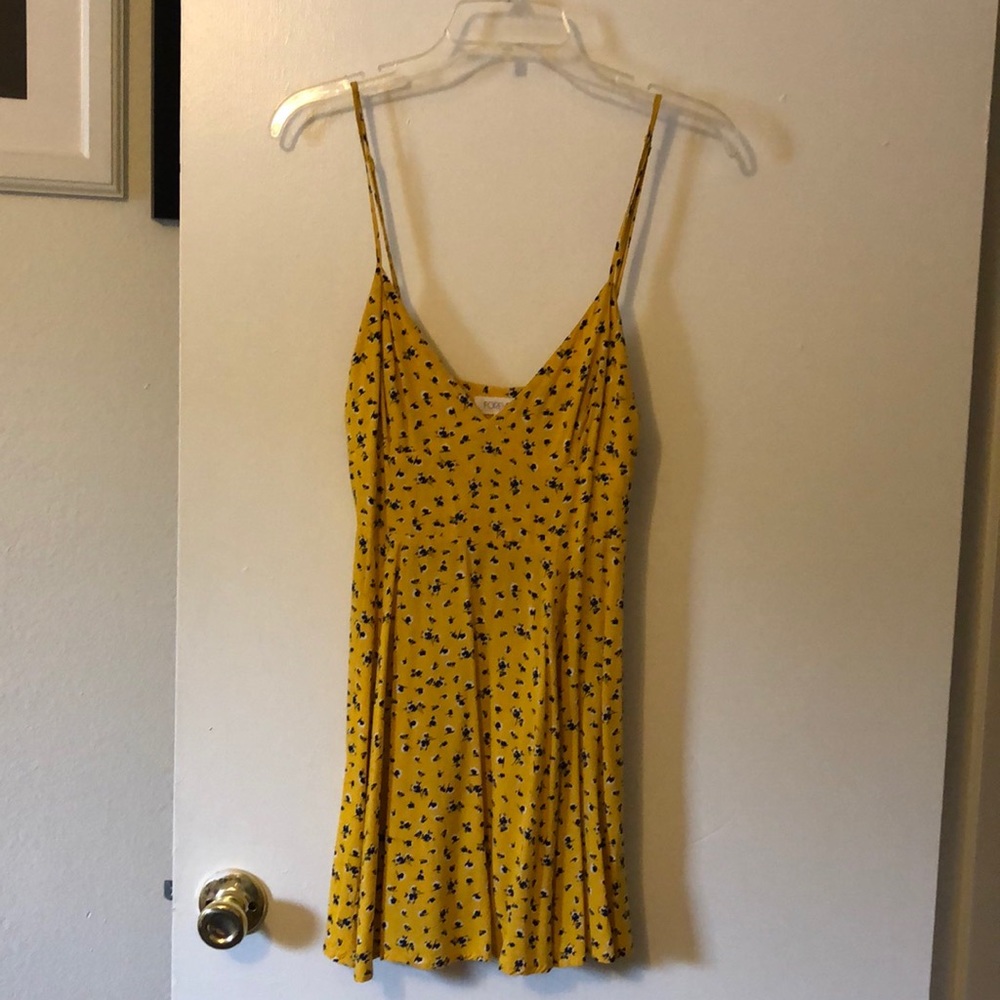 Yellow Floral Dress